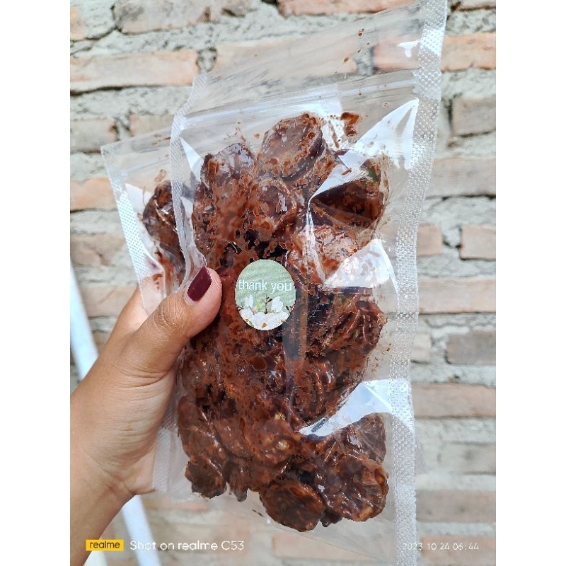 

Kripik pisang coklat lumer