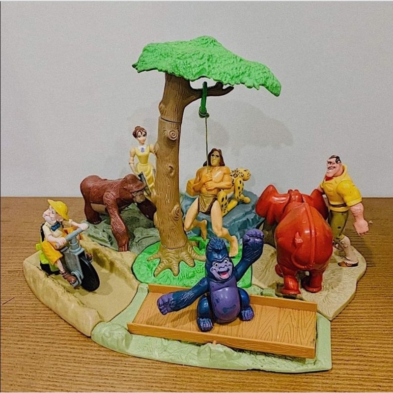 Action Figure Tarzan set McD second collection rare vintage original