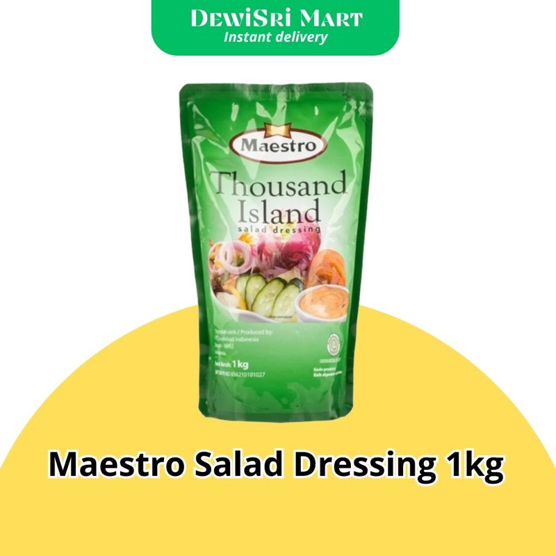 

Maestro Thousand Island Salas Dressing 1Kg - Dewi Sri Mart