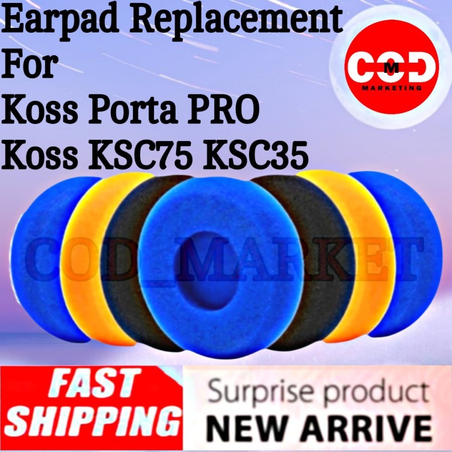 Earcup Earpad Cushion KOSS Porta PRO / Koss KSC35 / Koss KSC75 / Ear Pads