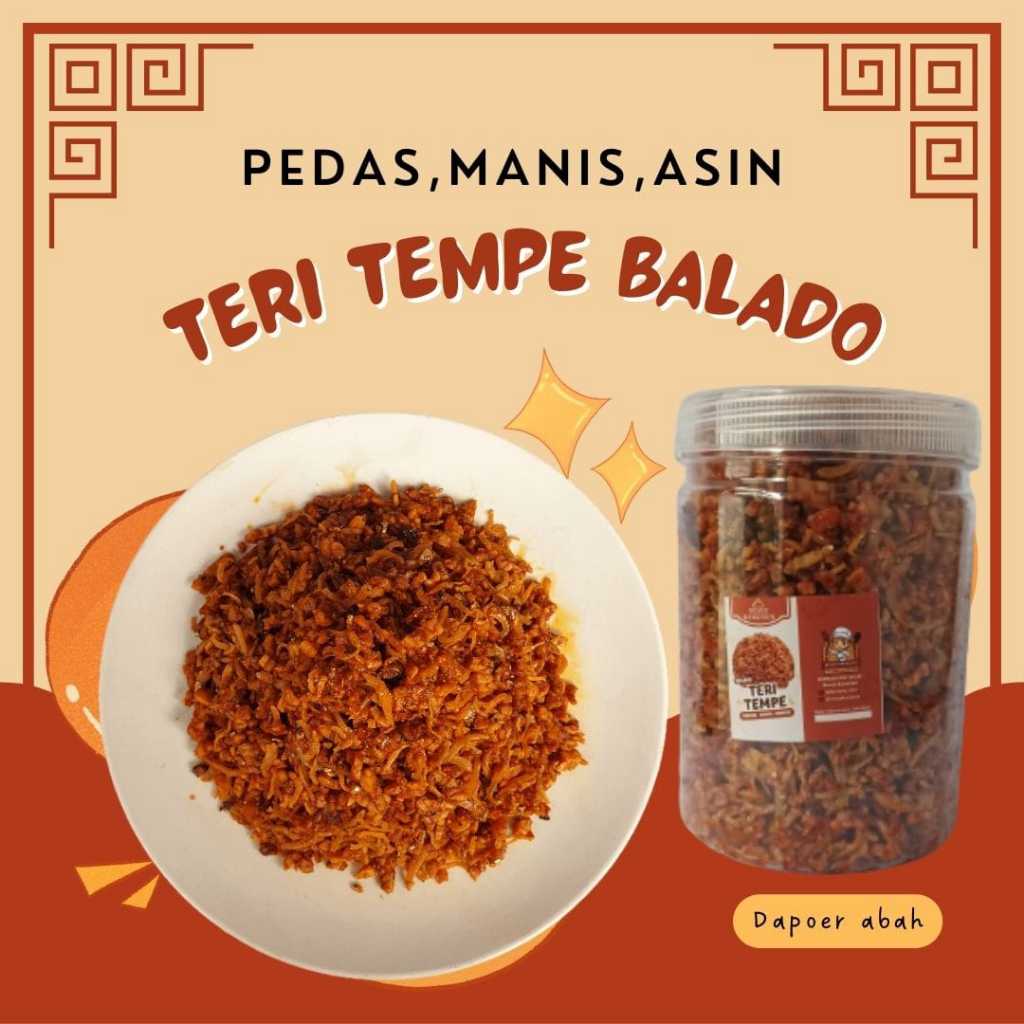 

Makanan Siap Saji Teri Tempe 250grm Tempe Kriuk Teman Nasi