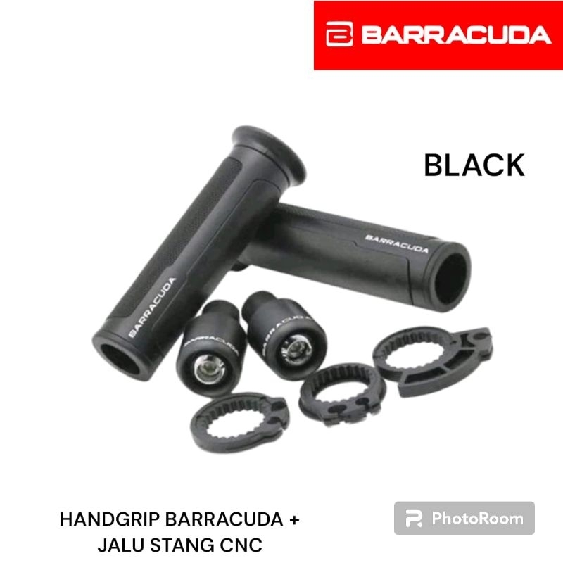 HANDGRIP HANDFAT GRIP BARRACUDA PLUS JALU STANG CNC NMAX PCX VARIO MIO BEAT AEROX VIXION CB CBR R15 