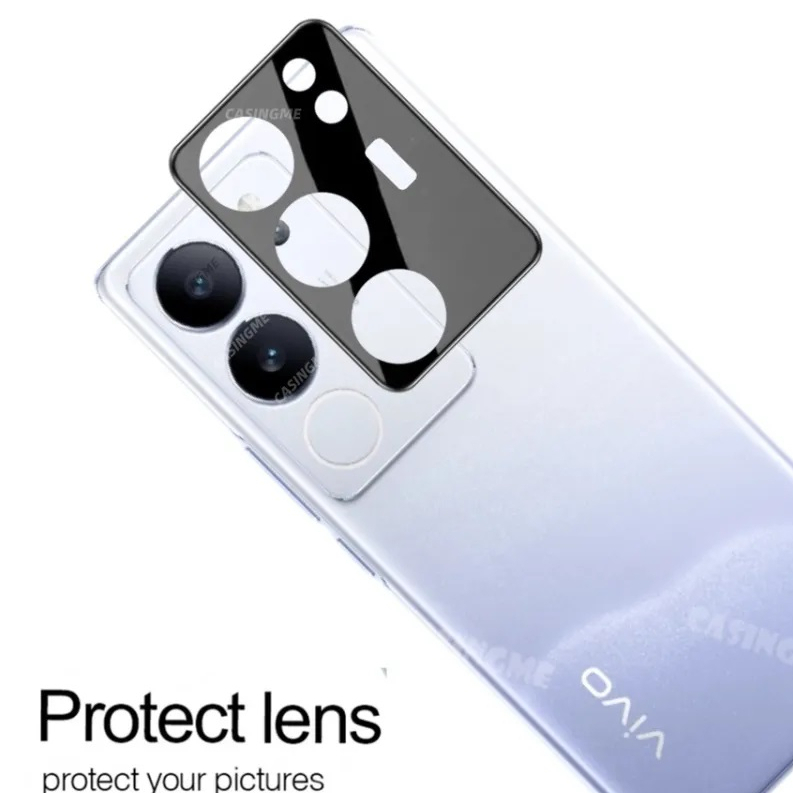 FULL COVER HITAM A-Gores CAMERA Vivo V50 V40 V30 Pro V29 5G V29e V27E V27 V25 V25e V23 Y100 Y16 Y22 