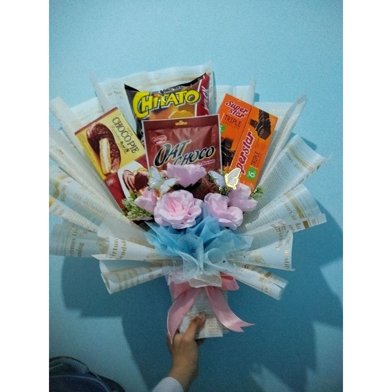 

Bouquet Snack Wisuda ll Snak Buket ll Free Packing