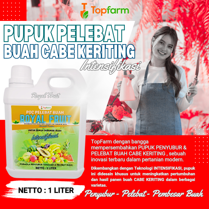 Pupuk Pelebat Buah / Obat Keriting Daun Cabe Merah / Obat Semprot Cabe Biar Merah / Obat Busuk Kerin