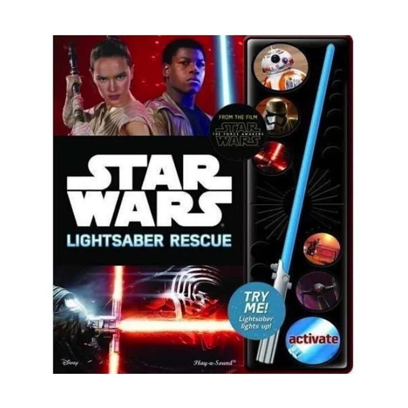 Star Wars Light Saber Rescue - sound and light book (B116)
