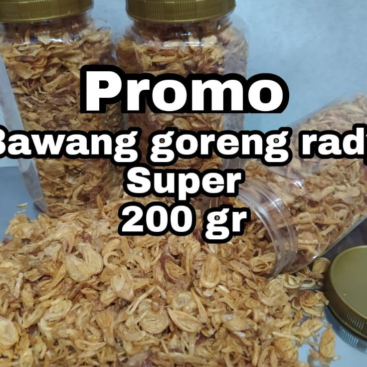 

Terkini Bawang Goreng Asli Brebes 200 gram