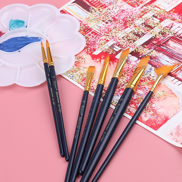 

➲➛☆ Giorgione Paint Brush Set Kuas Lukis 3/4/5/6/7/10 Pcs Nylon