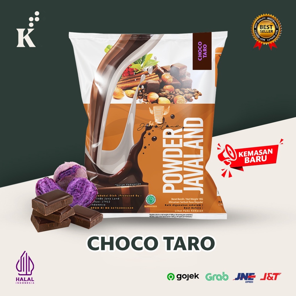 

Bubuk Minuman Bubble Powder Drink Choco Taro ORIGINAL Javaland 1kg