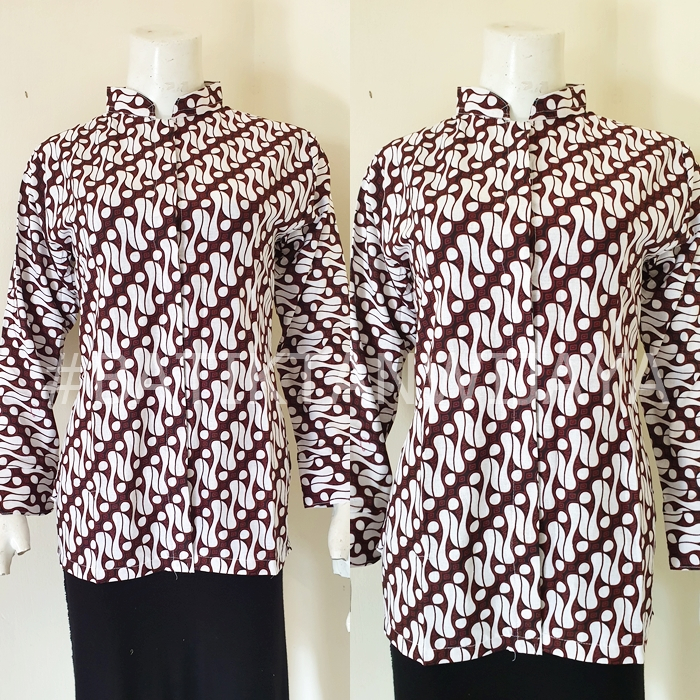 Blus Batik Kantor Warna Motif Motif Khas Jogja Bisa Untuk Seragaman Kemeja Batik Wanita