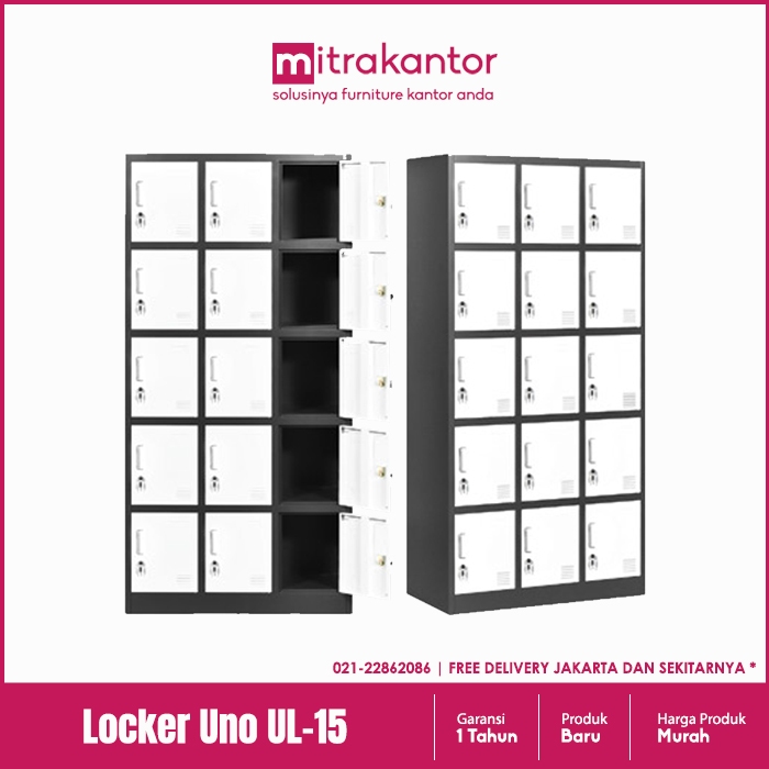 Locker Besi 15 Pintu Uno UL-15
