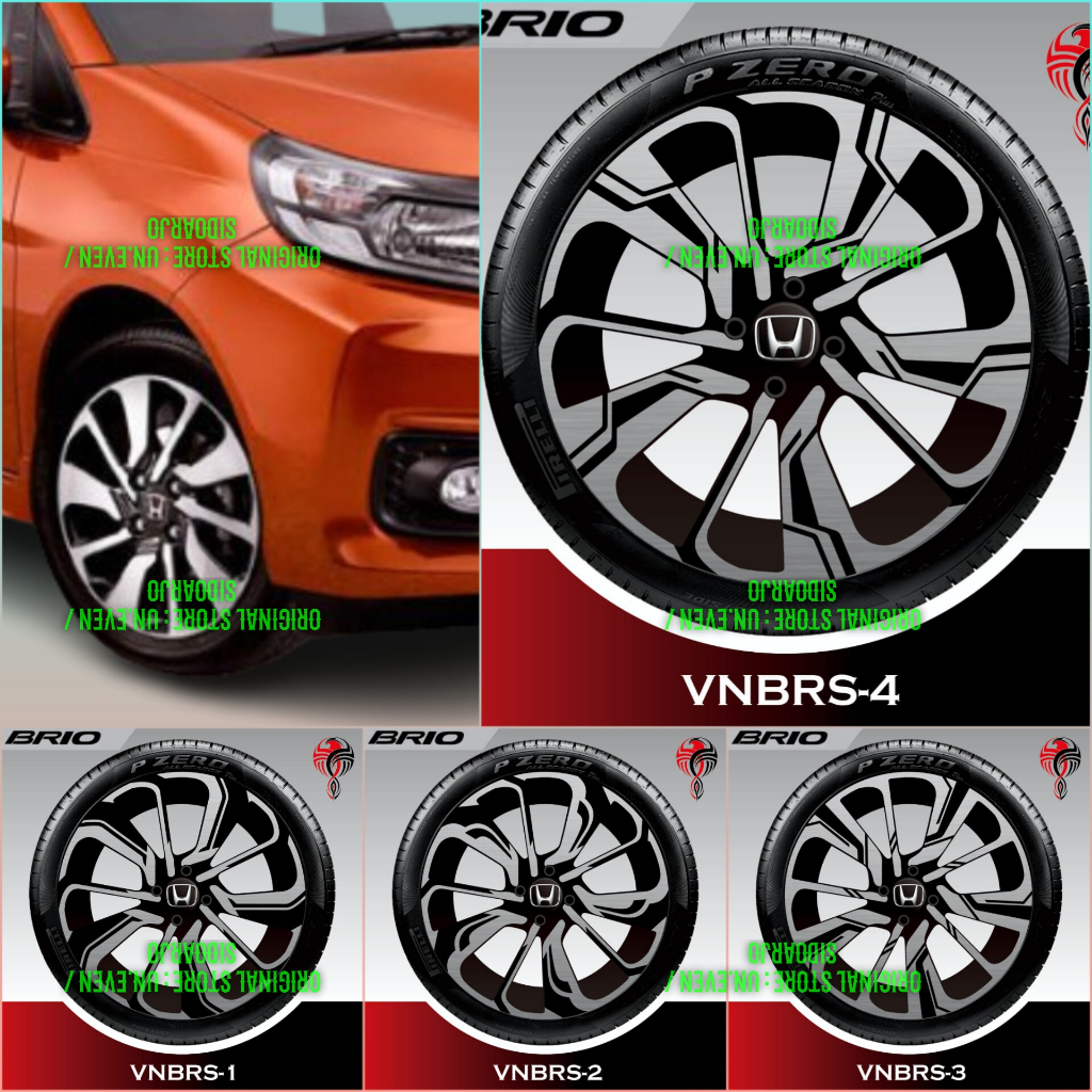 SRTICKER VELG BRIO RS NEW