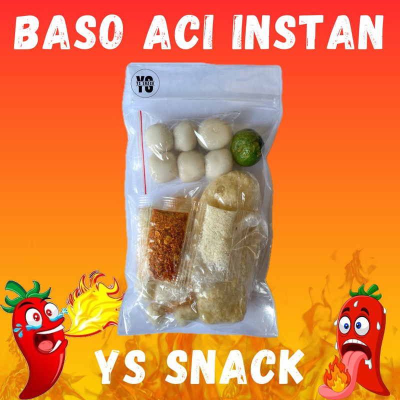 

Baso aci instan / Baso aci bandung / Baci / Boci /baso aci hot jeletot