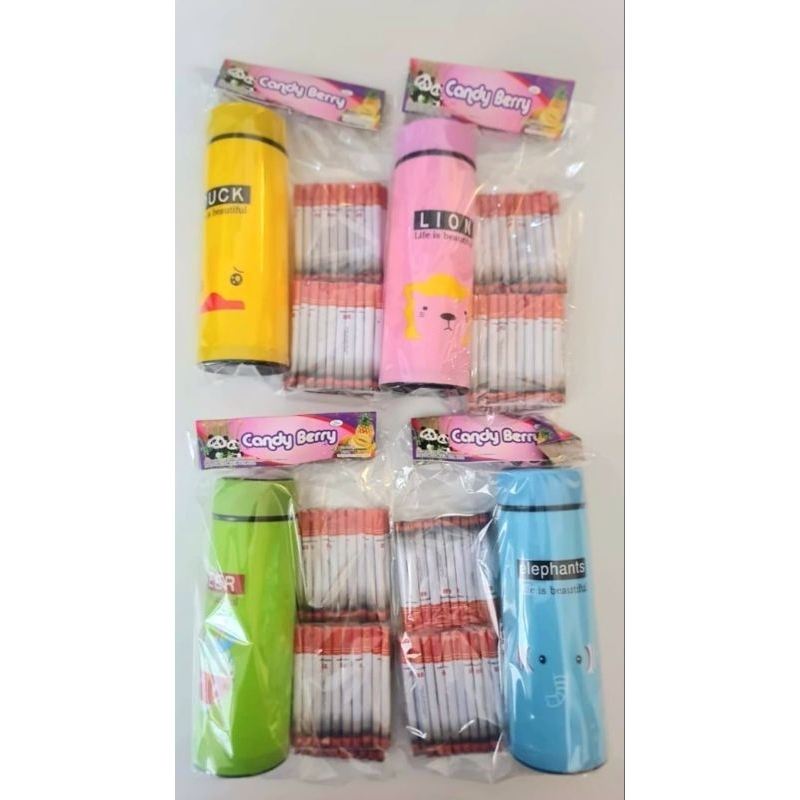 

Permen Cemilan Snack Termos Thermos Roko Tiup Mainan Anak Murah (isi 60 pcs)