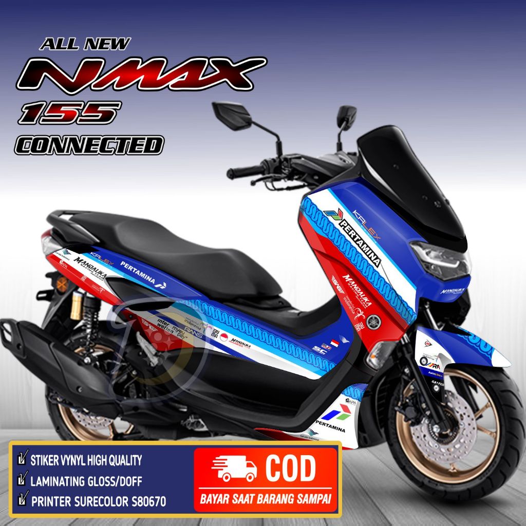 Decal Nmax 155 New 2020 2022 Striping Nmax New Stiker Yamah Nmax New Full Body Mandalika