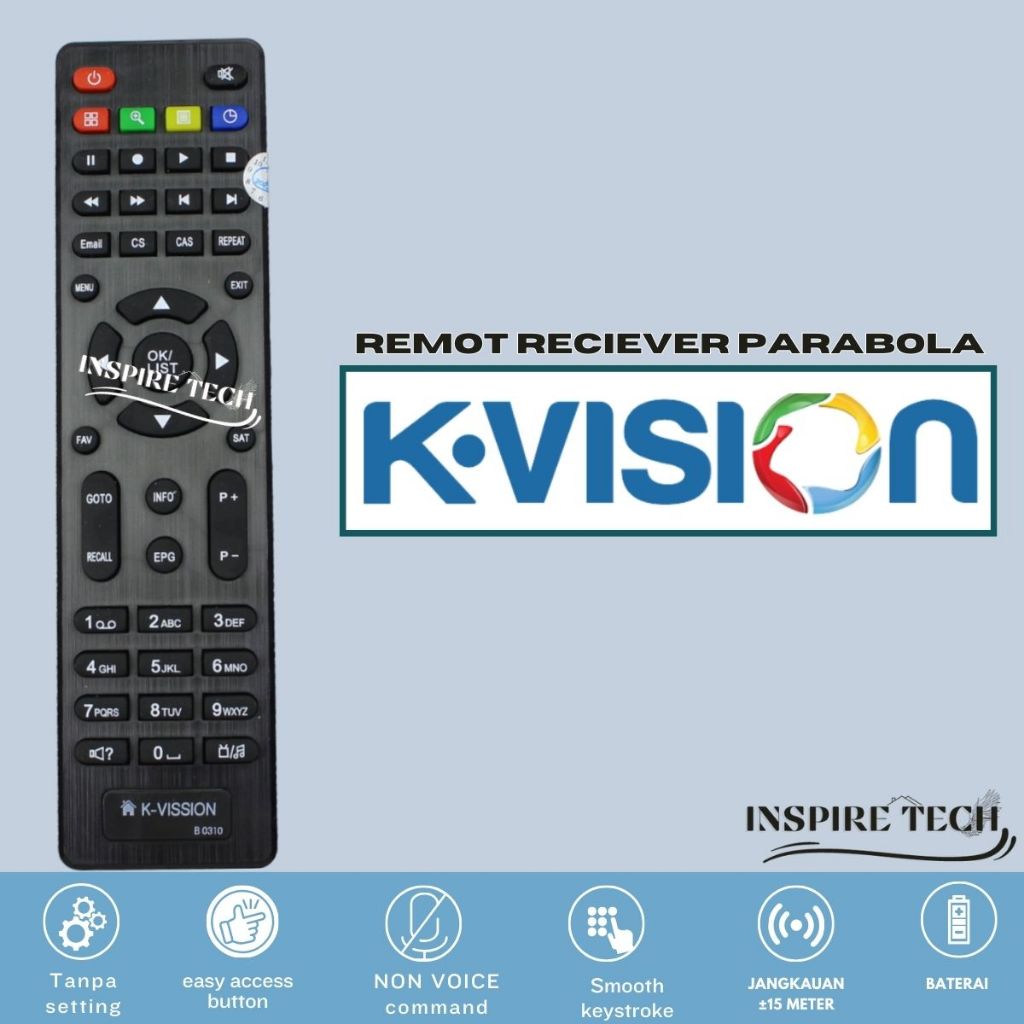 Remot Remote Receiver Parabola K-vision BROMO C2000 TOPAS KVISION BROMO