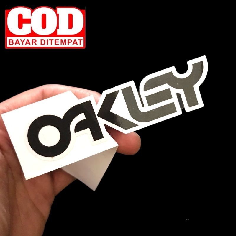 

stiker sticker oakley cutting