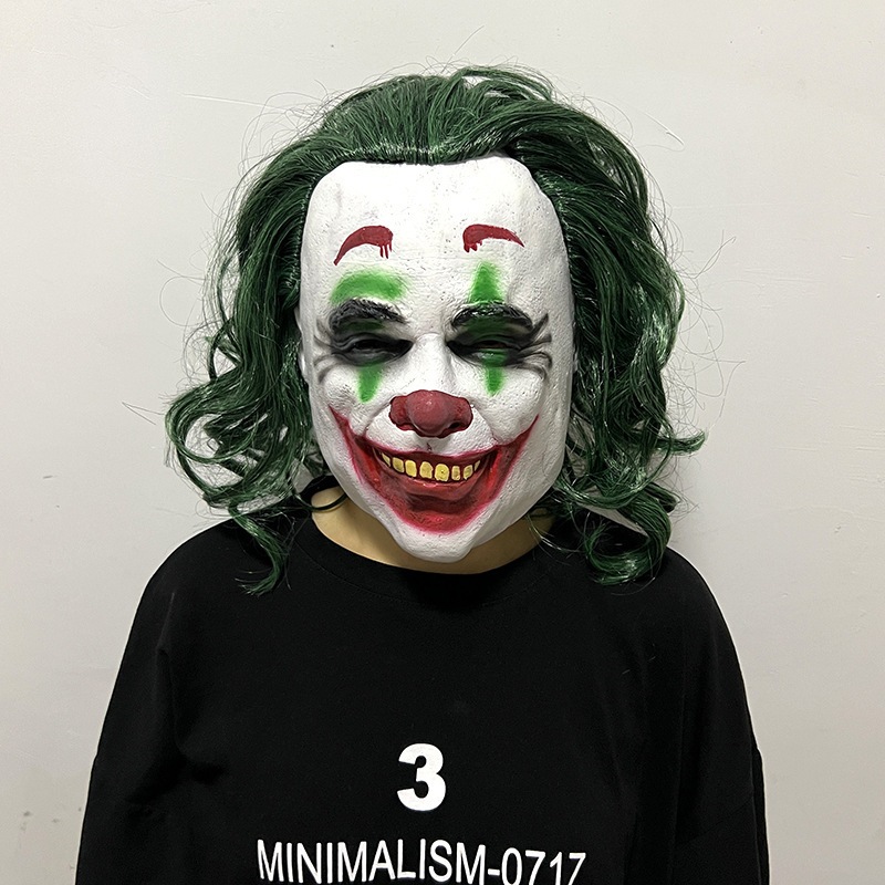 TOL-31 topeng latex karet full head badut joker halloween mask