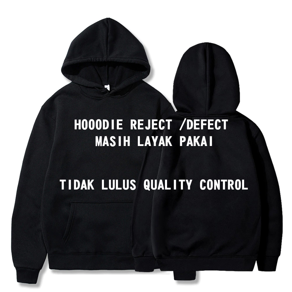 HOODIE REJECT/DEFECT Produk Tidak Lulus QC