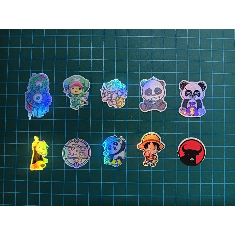 

Stiker Hologram A I 0
