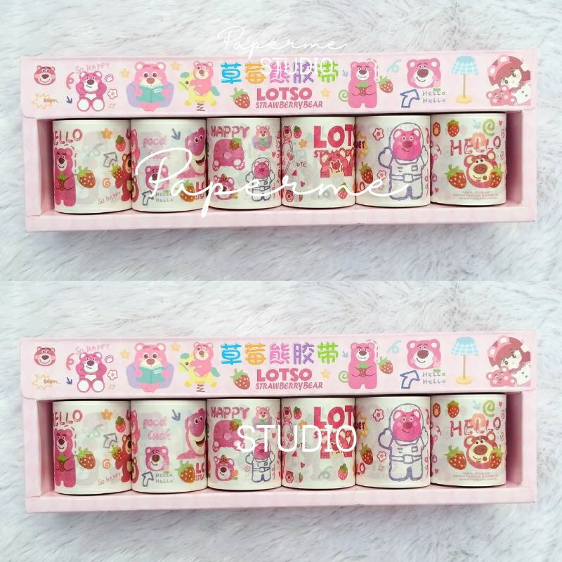 

WASHI TAPE - sticker roll transparant lotso cute aesthetic by Papermestudio