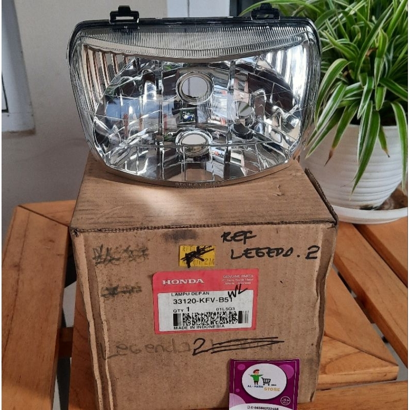 Reflektor Lampu Depan Legenda 2 NOS Original AHM