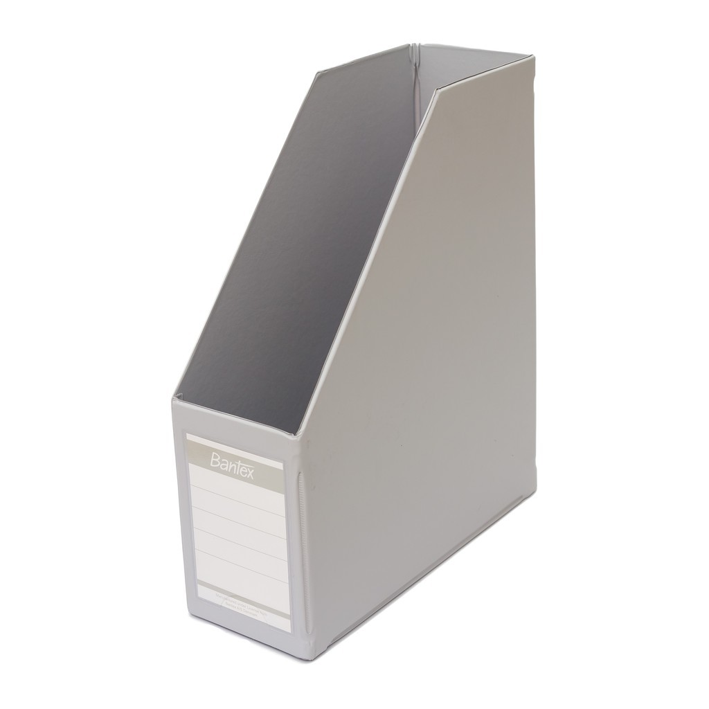 

Bantex Magazine File (Box File) A4 10cm Grey