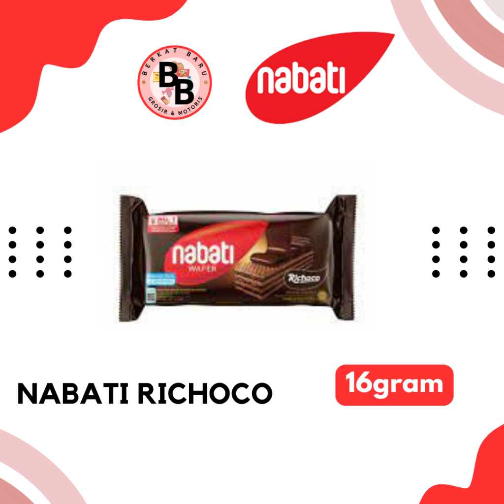 

[BB SNACK] WAFER NABATI 16GRAM HARGA PER PACK ISI 10 PCS