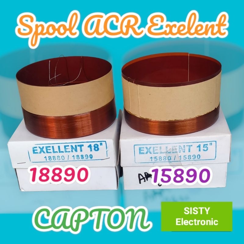 spool Spol Spul Coil ACR EXCELENT 15890 18890 CAPTON