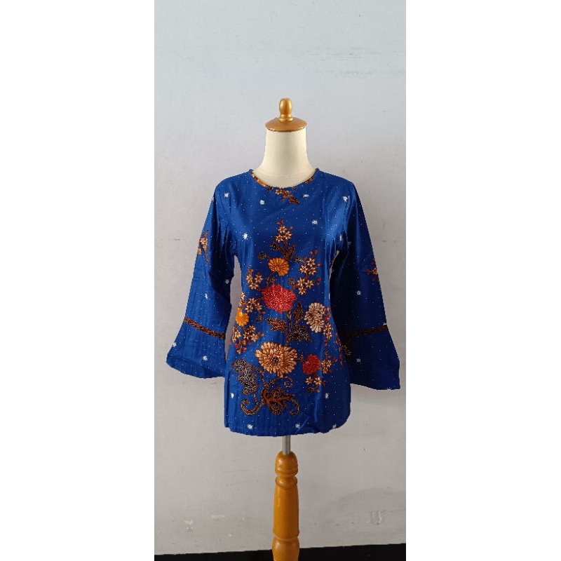 KHUSUS BLUS BATIK MURAH WANITA KANTOR PREMIUM 889CB289 ONLY SIZE M(92I)