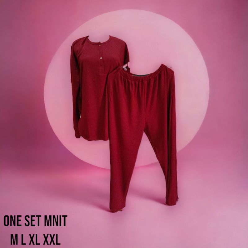 ONE SET / SETELAN PHENOMENAL KNIT WANITA | MURAH