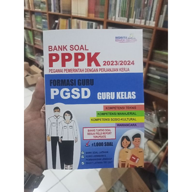 buku soal terbaru pppk pegawai pemerintah dengan perjanjian kerja formasi guru PGSD guru kelas tahun