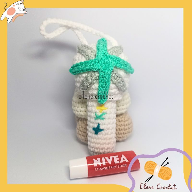 Puch lipstik lipbalm lighstick TXT / pouch libalm lighstick TXT crochet