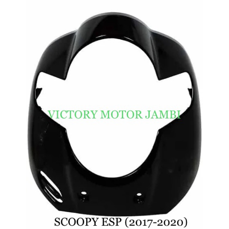 KAP COVER PANEL DEPAN SCOOPY ESP 2017 HITAM VR