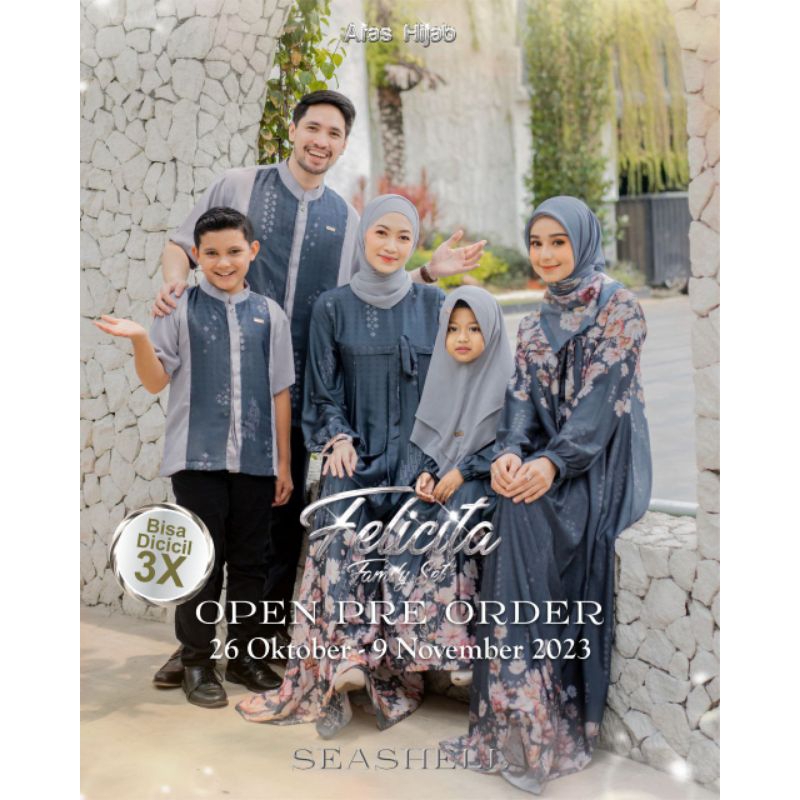 FELICITA FAMILY SET BY AFAS HIJAB || PO READY FEBRUARI