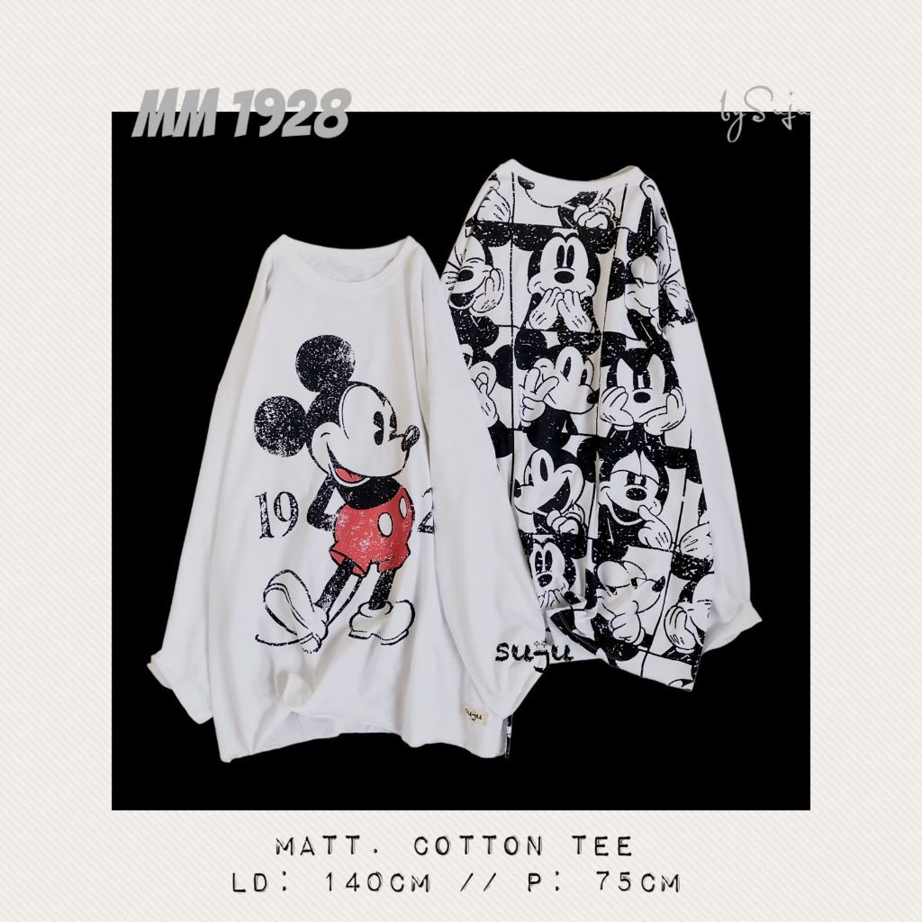 SUJU KAOS COTTON COMBED LENGAN PANJANG