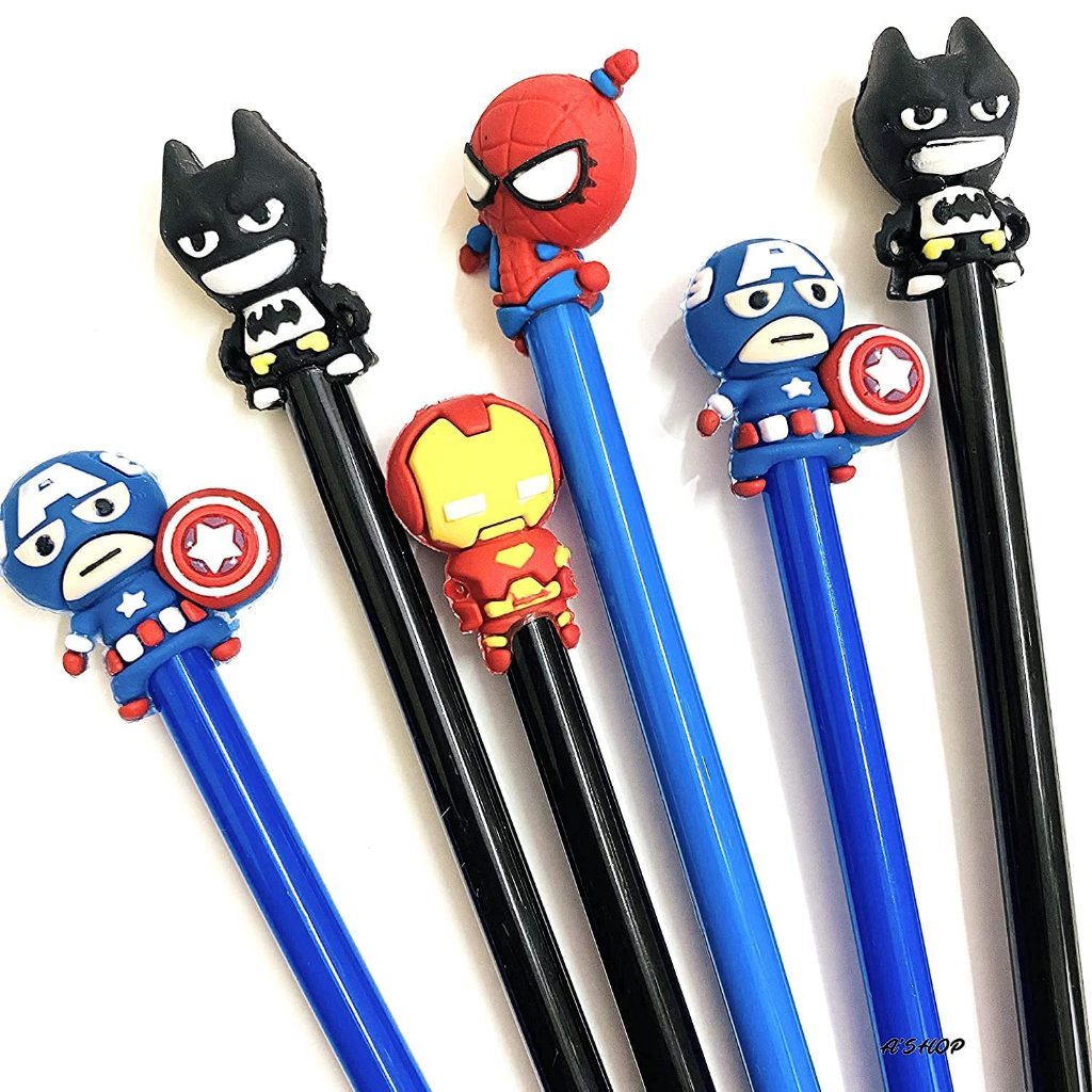

DP Pena Karakter Super Hero Gel Pulpen Karakter Hero Pen Tinta Gel Lucu Alat Tulis Karakter