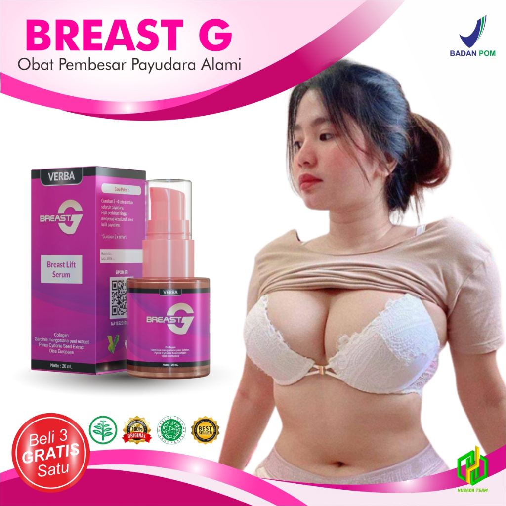 BREAST G - PEMBESAR PAYUDARA OBAT PEMBESAR PAYUDARA PERMANEN PEMBESAR PAYUDARA AMAN PERMANEN BUSTFIT