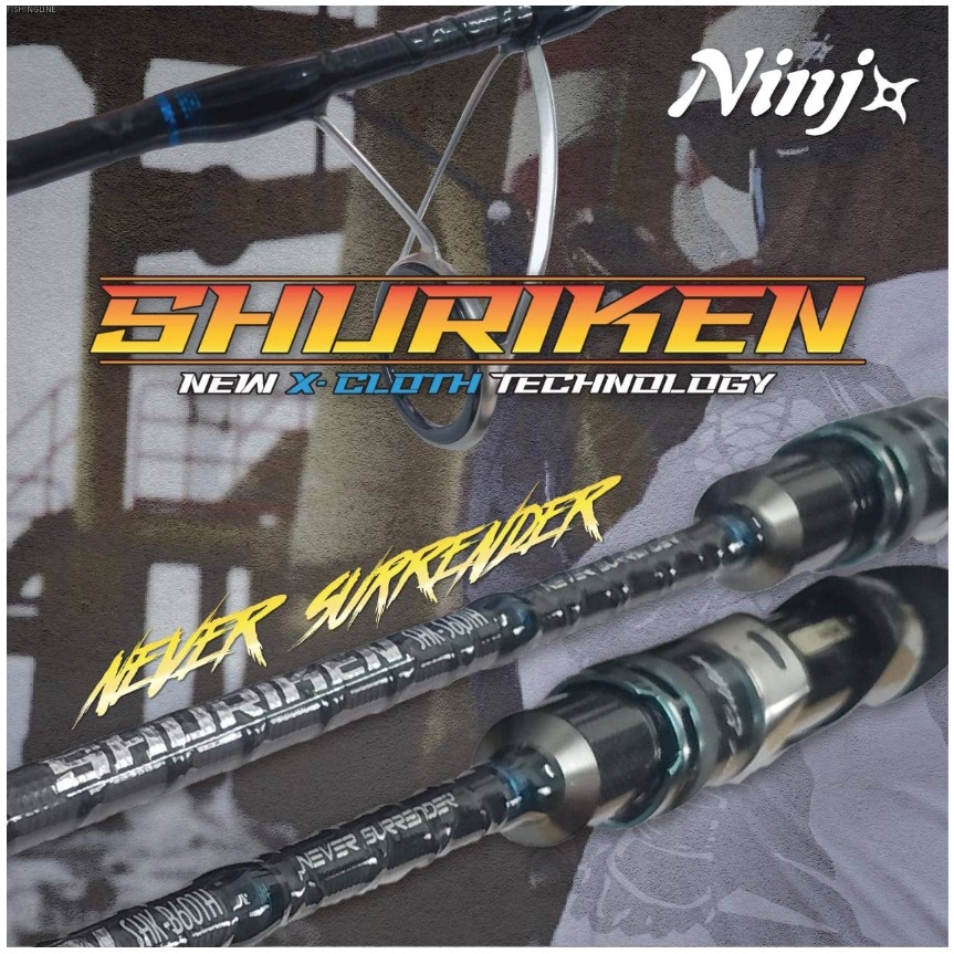 Ninja Shuriken Jigging Rod Joran Pancing