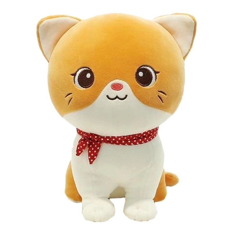 Boneka kucing neko cat new Lucu ukuran 25cm mainan mewah bahan yelvo