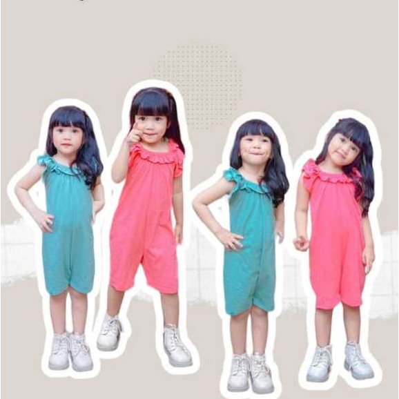 JUMPSUIT RUFFLE SYAKILA 6 Bulan - 4 Tahun Jumpsuit Pendek Anak Perempuan