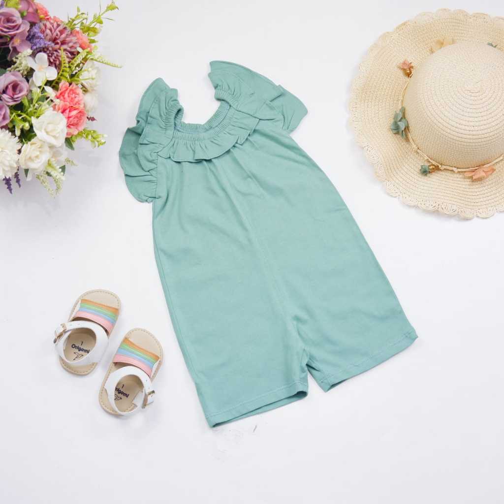 JUMPSUIT RUFFLE SYAKILA 6 Bulan - 4 Tahun Jumpsuit Pendek Anak Perempuan