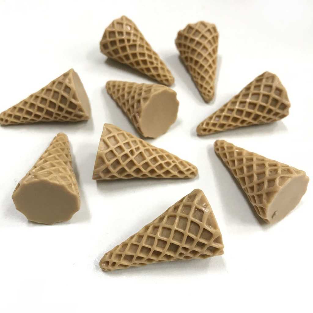 1PC - RESIN CONE ICE CREAM/APLIKASI CONE ICE CREAM