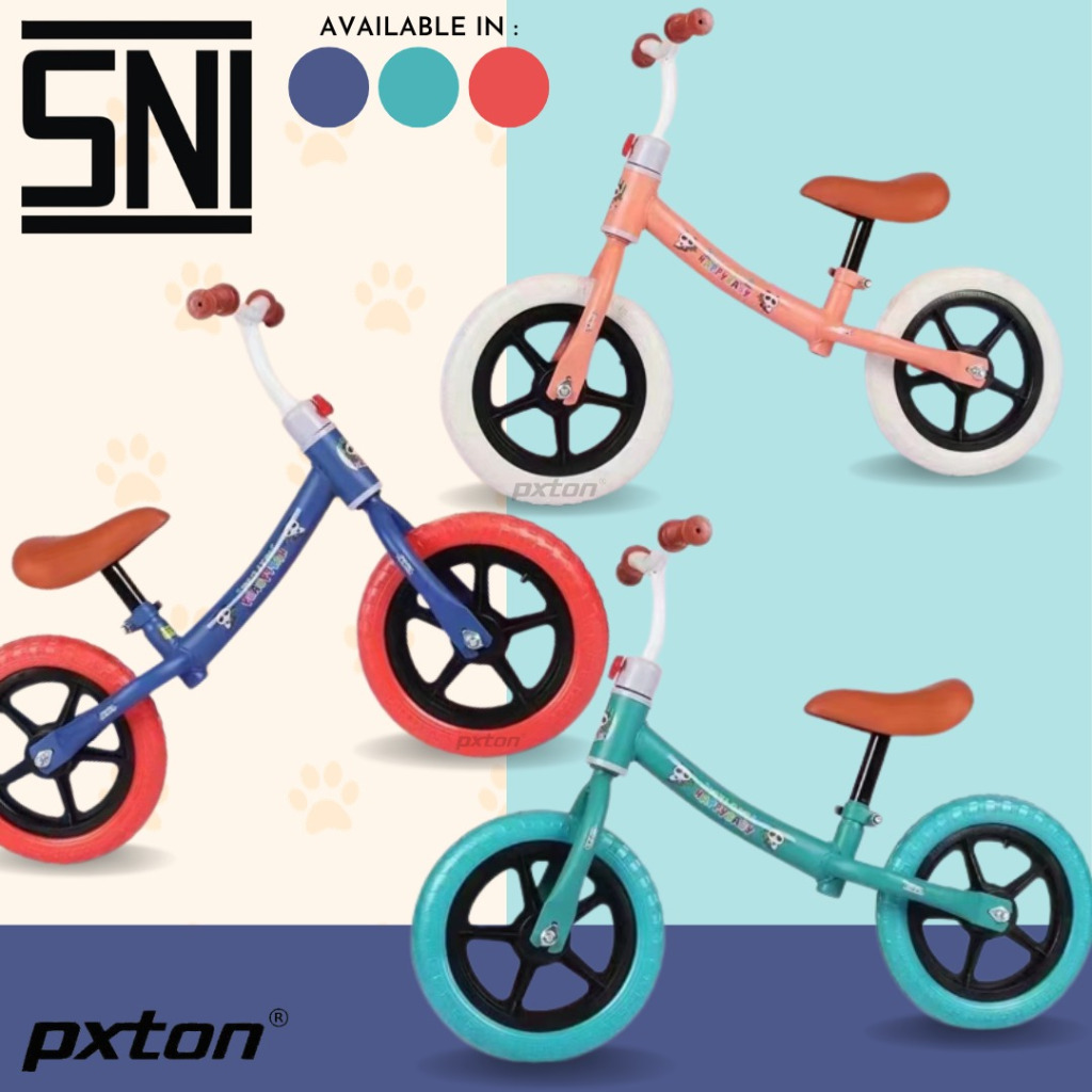 PXTON - Sepeda Keseimbangan Anak Tanpa Pedal / Sepeda Push Bike Balance Anak Roda 2 / Mainan Anak Sepeda Balance Bike / Sepeda anak roda 3 / scooter / scooter otoped / sepeda anak kecil