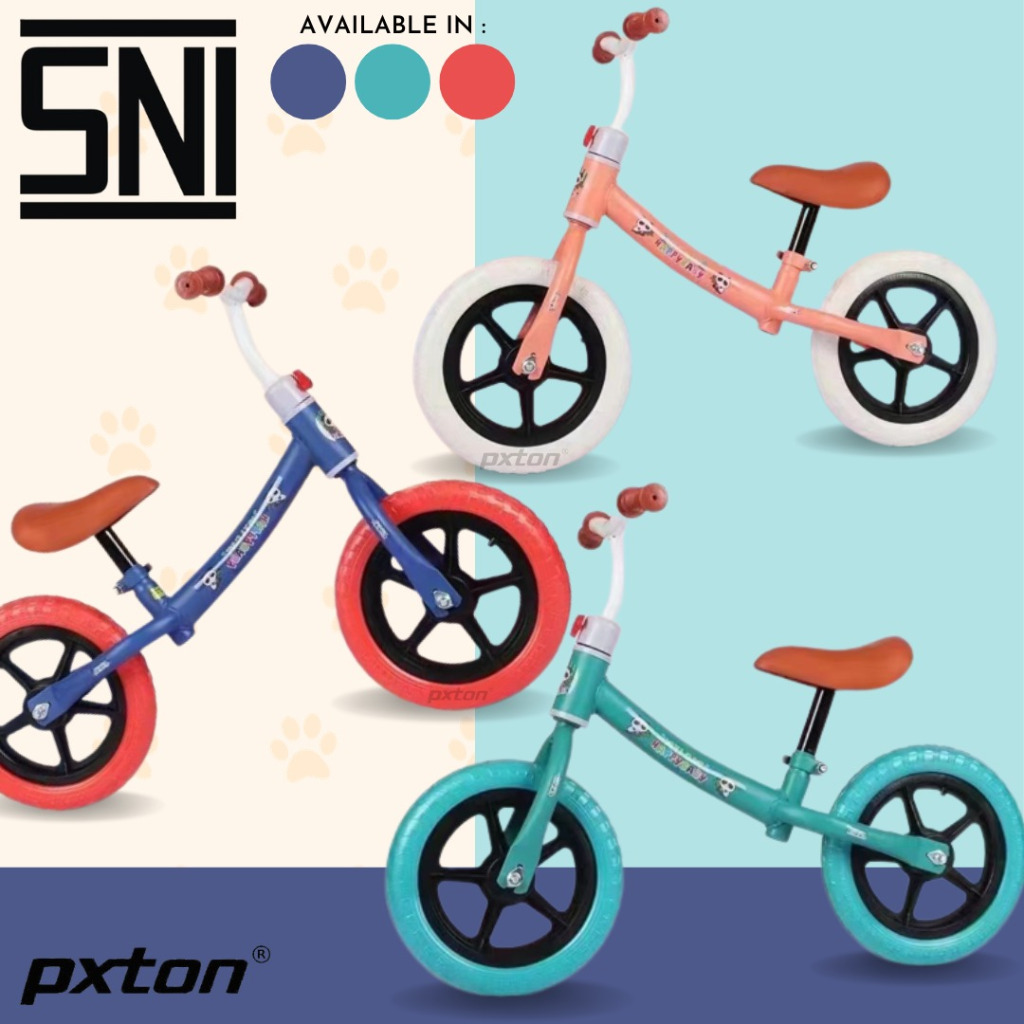 PXTON - Sepeda Keseimbangan Anak Tanpa Pedal / Sepeda Push Bike Balance Anak Roda 2 / Mainan Anak Se