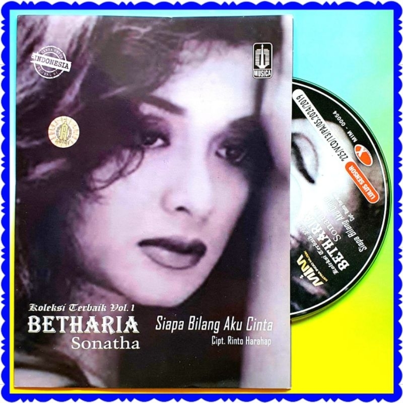 KASET ORIGINAL VCD LAGU KARAOKE BETHARIA SONATA-VOCAL ON OF AKTIF-LAGU BETHARIA SONATA-ORIGINAL VCD 