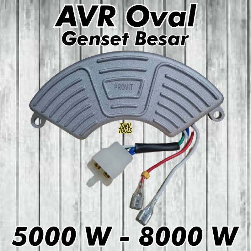 AVR Genset Alumunium Oval Sabit 5000 Watt Sampai 8000 Watt