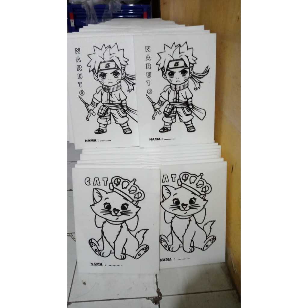 

(1pcs) [Tanpa Lis] Sterofoam Lukis Uk 33x50x1 cm / Styrofoam Lukis Anak