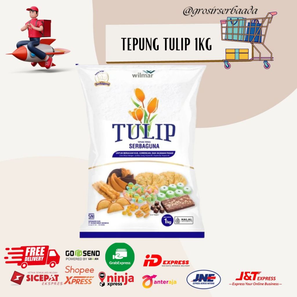 

Tepung Terigu Tulip 1kg