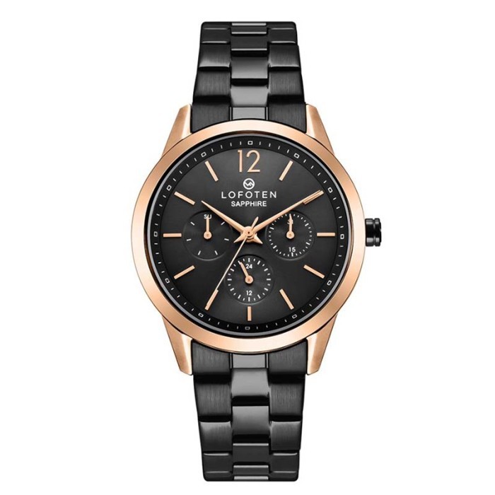 LOFOTEN 2309LBR-Jam Tangan Wanita Analog SHAPPIRE Original-Garansi Resmi